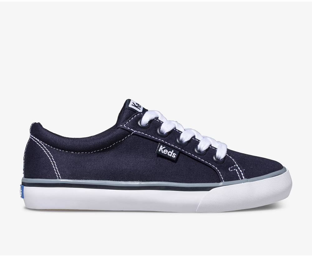 Keds Kids Sneakers Navy - Jump Kick Canvas - 678FQXRVZ